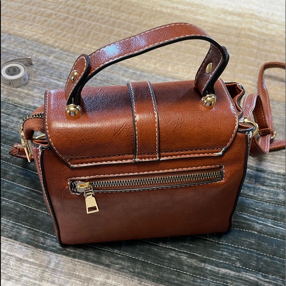 Small brown crossbody purse - Picture 5 of 8